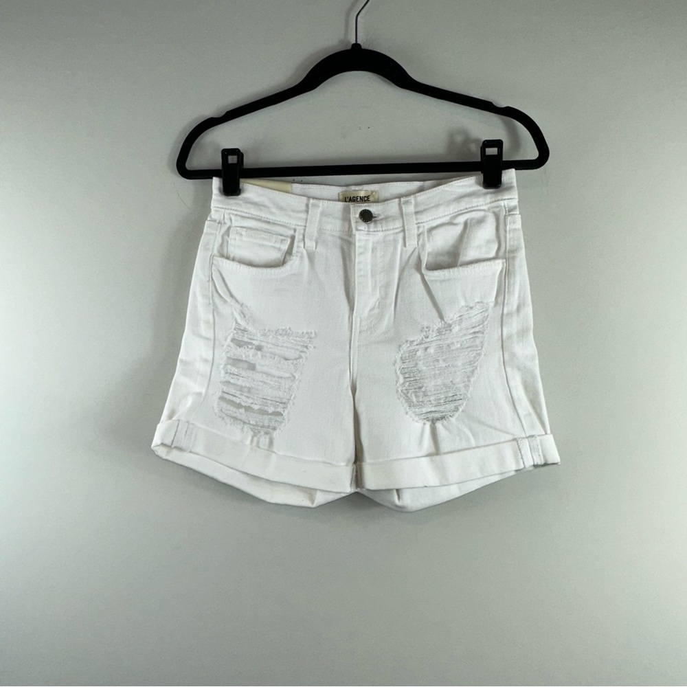 L’agence Balboa Double Roll Shorts Size 24